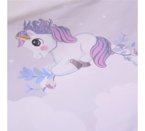 Lenjerie de patut Veres Unicorn Love Pink (3 piese), 120x60 cm cumpăra în Chișinau