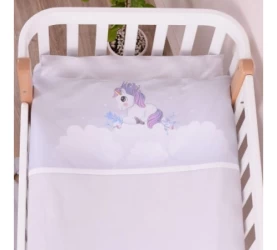 Lenjerie de patut Veres Unicorn Love Pink (3 piese), 120x60 cm cumpăra în Chișinau. Foto 2