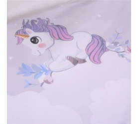 Lenjerie de patut Veres Unicorn Love Pink (3 piese), 120x60 cm cumpăra în Chișinau. Foto 3